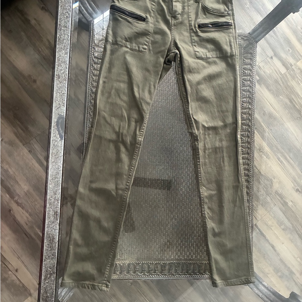 Sanctuary Womens Olive Green Slim Jeans